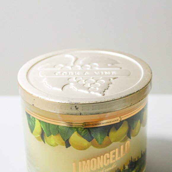 Lot of 2 Bath & Body Works Limoncello 3 Wick Candle Discontinued HTF - Picture 5 of 6